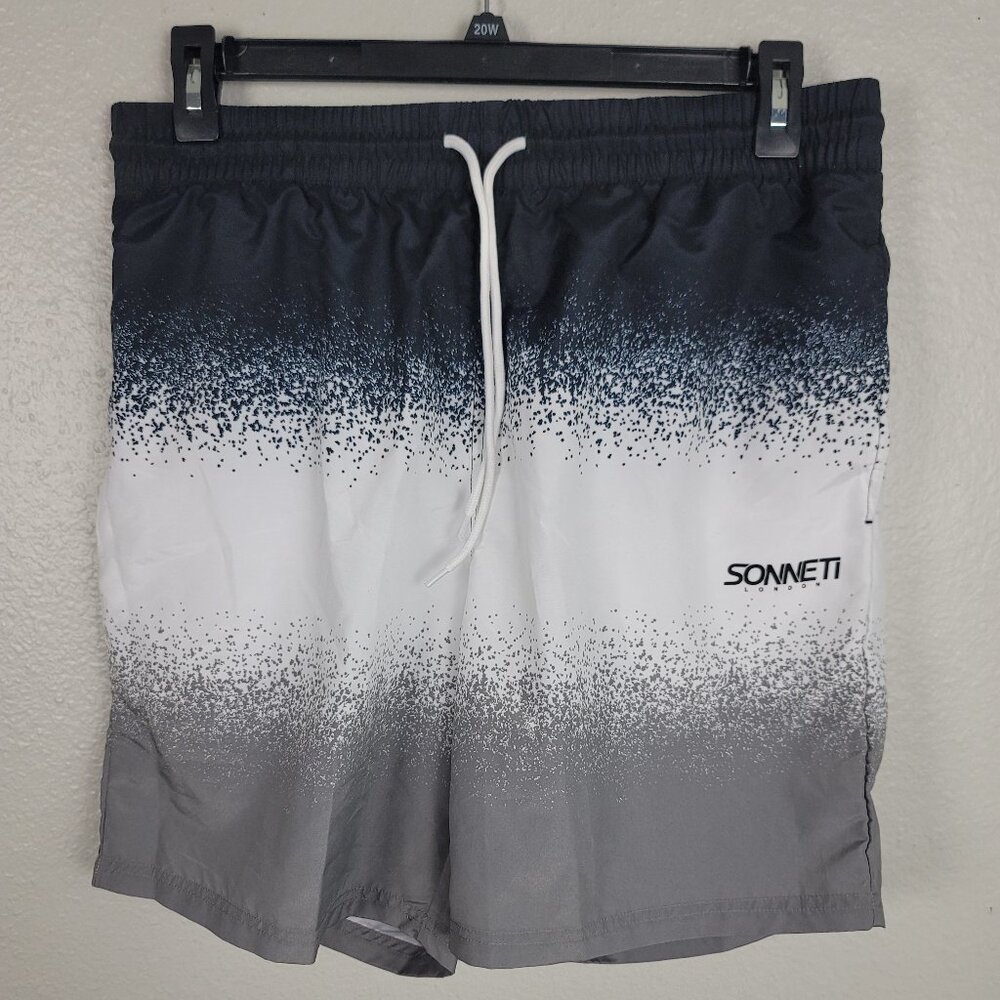 Sonneti London Swim Trunks Men's Size XL Multicolor Beach Shorts